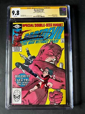 Buy Daredevil #181 CGC SS 9.8 Signed By Frank Miller  Death  Of Elektra Marvel • 482.10£