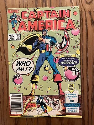 Buy Captain America #307 (Marvel 1985) 1st Appearance Madcap! Newsstand VF • 14.77£
