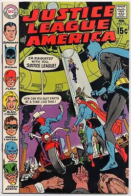 Buy Justice League Of America 78 VF+ 8.5 1970 1st SA App Vigilante Gil Kane • 27.98£