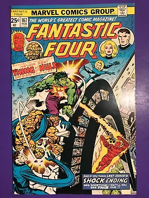 Buy Fantastic Four #167 Nm 9.4 High Grade Bronze Age Marvel Key • 47.42£