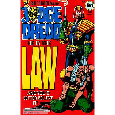 Buy Judge Dredd # 1 Of 33 Eagle Comics 2000AD 1st Comic Book Issue 1983 UK (:bx51) • 45£