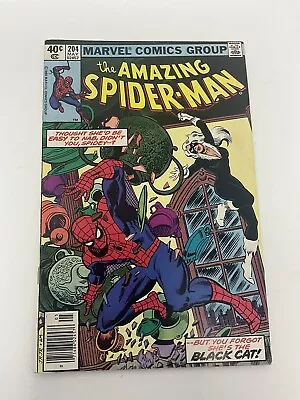 Buy Amazing Spider-Man #204 MARK JEWELERS (1980) 9.2 OWP Romita 3rd Black Cat • 31.62£