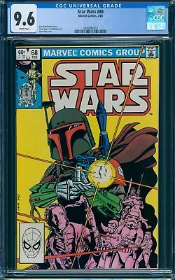 Buy Star Wars #68 CGC 9.6 White Pages - Iconic Cover! • 311.80£