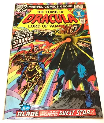 Buy Marvel Comics The Tomb Of Dracula #44 - Doctor Strange Appearance May 1976 • 15.98£