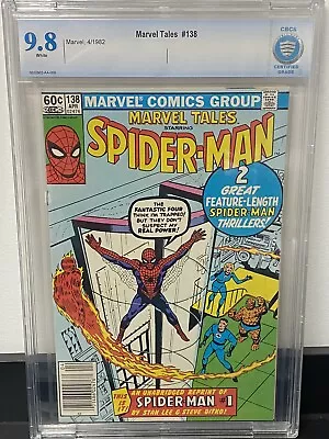 Buy Marvel Tales #138 CBCS 9.8 (Marvel 1982 Not CGC) Reprints Amazing Spider-Man #1 • 474.91£