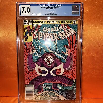 Buy Amazing Spider-Man #241 (1983) Newsstand Origin Of Vulture CGC 7.0 • 31.61£