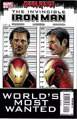 Buy Invincible Iron Man #9 (vol 2)  Dark Reign  Marvel Comics  Mar 2009  N/m • 3.99£