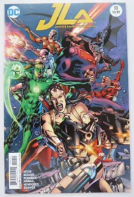 Buy JLA #10 - Justice League Of America - 1st Print DC Comics January 2017 VF 8.0 • 4.95£