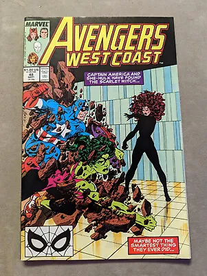Buy West Coast Avengers #48, Marvel Comics, 1989, FREE UK POSTAGE • 5.99£