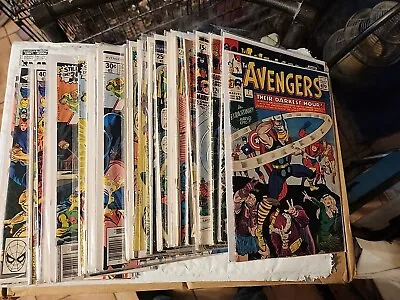 Buy The Avengers (1963) Comic Lot Of 42 Books Between #7-234 & Including Annual 13 • 133.61£