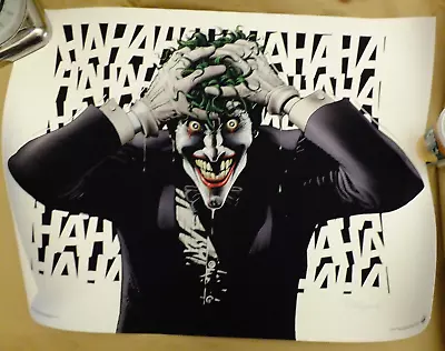 Buy BATMAN THE KILLING JOKE Joker Print Signed Brian Bolland Limited Edition 200 DC • 50£