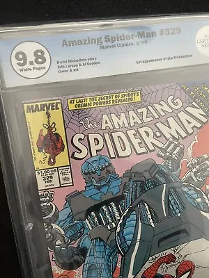 Buy Amazing Spider-Man #329 EGS 9.8 | 1st Appearance Of Tri-Sentinel • 154.36£