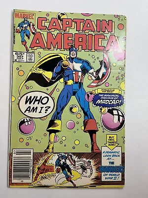 Buy Captain America #307 (1985) 1st App. Madcap In 7.0 Fine/Very Fine • 11.85£