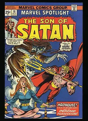 Buy Marvel Spotlight #18 NM- 9.2 Son Of Satan! Marvel 1974 • 23.72£