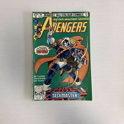 Buy The Avengers #196 1980 VG/FN 1st Appearance Of Taskmaster Pence Copy • 40£