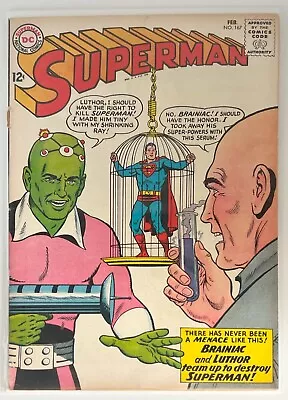 Buy Superman #167 *1964*  The Team Of Luthor And Brainiac!  Swan & Klein Cover & Art • 63.54£
