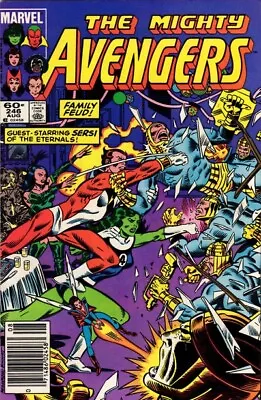 Buy AVENGERS #246 F/VF, Newsstand Marvel Comics 1984 Stock Image • 3.16£