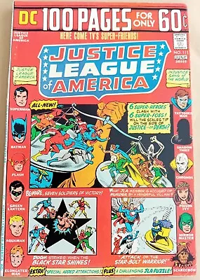 Buy Justice League Of America #111 - FN (6.0) - DC 1974 - Cents With A Pence Stamp • 10.99£