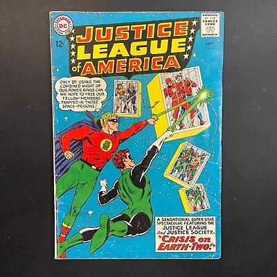 Buy Justice League Of America 22 KEY Crisis On Earth Silver Age DC 1963 JSA Fox JLA • 47.36£