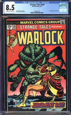 Buy Strange Tales #180 Cgc 8.5 Ow/wh Pages // 1st Appearance Of Gamora 1975 • 91.94£