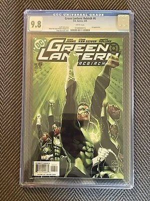 Buy Green Lantern Rebirth #6 DC Comics 2005 Geoff Johns & Ethan Van Sciver CGC 9.8🔥 • 79.94£