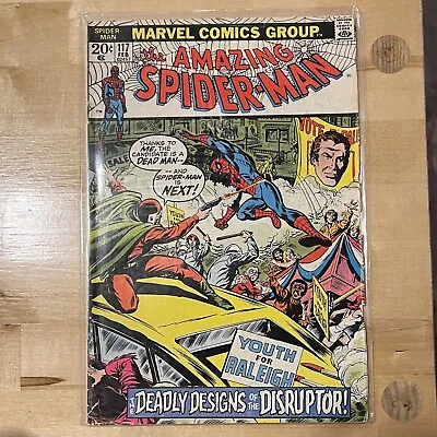 Buy Amazing Spider-Man 117 The Deadly Designs Of The Disrupor! 1972 Stan Lee • 28.02£