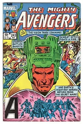 Buy Avengers Vol 1 No 243 May 1984 (VFN-) (7.5) Marvel, Copper Age • 7.99£