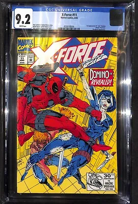 Buy X-Force #11 CGC 9.2 1st Appearance DOMINO W/ Deadpool Rob Liefeld Fabian Nicleza • 31.98£