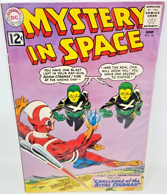 Buy Mystery In Space #76 Dc Silver Age Sci-fi Murphy Anderson Cover Art *1962* 7.5 • 26.58£