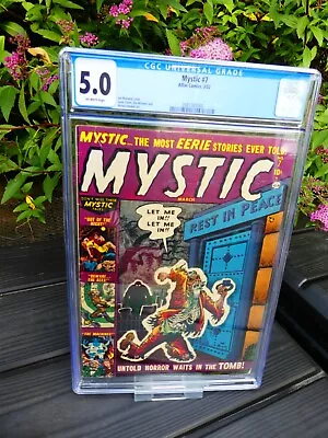 Buy Mystic #7 Cgc 5.0 Marvel Atlas Comics  1952 Off-white Pages  • 475£