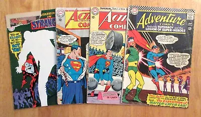 Buy Lot Of *4* 1960s DC Comics: ADVENTURE 345•ACTION 304, 313•STRANGE ADVENTURES 211 • 10.24£