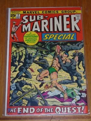 Buy Sub Mariner Annual #2 Fn (6.0) Marvel Comics Special January 1972< • 19.99£