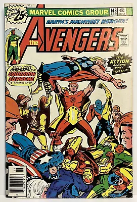 Buy Avengers 148 (1976) KEY American Eagle Becomes Cap'n Hawk (FN+) • 6.33£