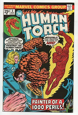 Buy Human Torch 8 - Last Issue (bronze Age 1975) - 8.0 • 15.08£