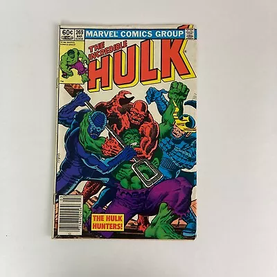 Buy Marvel Comics Incredible Hulk #269 March 1982  1st Appearance Hulk Hunters • 2.01£