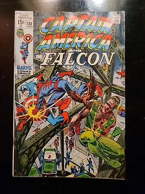 Buy Captain America And The Falcon #138 June 1971 VG Spider-Man  • 15.28£