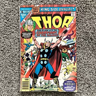 Buy Thor Annual 6 (7.0) 1977 Guardians Of The Galaxy, 1st Korvac Cover Newsstand • 19.78£