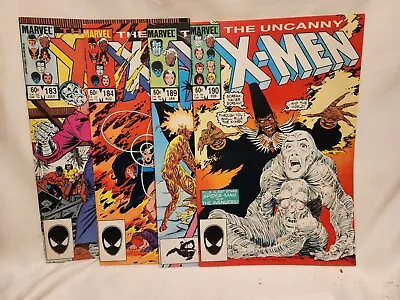 Buy 🔥Hot Comics Uncanny X-Men 184 ·,189,190 1st Forge 1st Print Marvel 🔥 • 23.99£