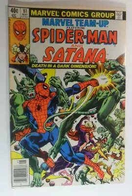 Buy Marvel Team Up #81 May 1979 Marvel Comics Death Of Satana Spiderman F/vf 7.0 • 11.46£