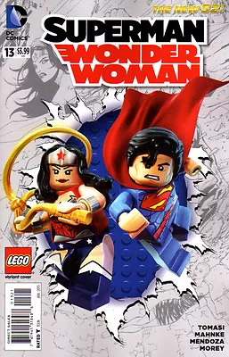 Buy SUPERMAN/WONDER WOMAN #13 - LEGO Cover - New 52 - New Bagged • 4.99£