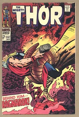 Buy Thor 157 (VG+) Mangog, Odin, Sif! Stan Lee, Jack Kirby 1968 Marvel Comics U507 • 18.93£