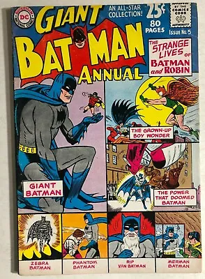 Buy BATMAN ANNUAL #5 The Strange Lives Of Batman & Robin (1963) DC Comics VG++ • 39.97£