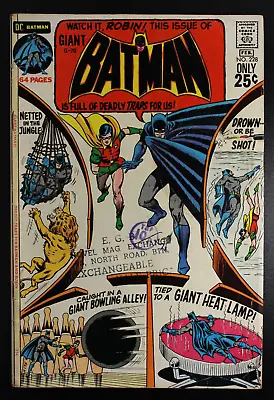 Buy Batman #228 Dc Comics 1971 Giant 64 Pages - Deadly Traps VG • 17£