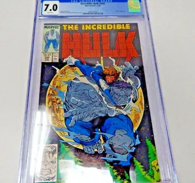 Buy Incredible Hulk 344 6/88 Marvel Comics CGC 7 • 63.29£