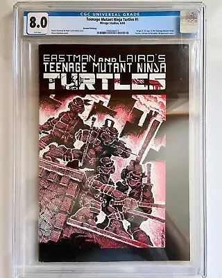 Buy Teenage Mutant Ninja Turtles #1 2nd Print CGC 8.0 WHITE Pgs 1984 Rare Copperage • 1,998£