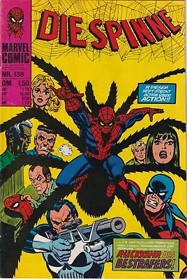 Buy THE SPIDERS # 136 - 3rd App. PUNISHER - WILLIAMS GERMAN AMAZING SPIDER-MAN # 135 • 15.95£