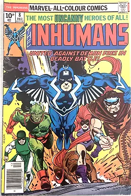 Buy Inhumans. # 8. 1st Series. December 1976.  Gil Kane-cover.  Fn- 5.5 • 4.99£