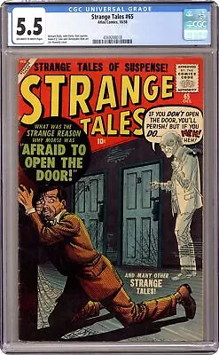 Buy Strange Tales #65 CGC 5.5 1958 4369208018 • 243.85£