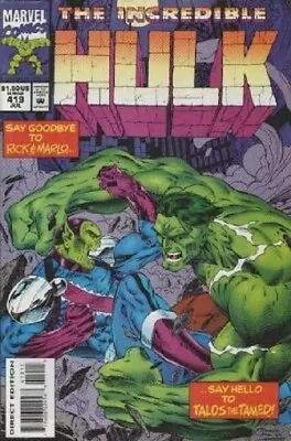 Buy Incredible Hulk (Vol 2) # 419 (NrMnt Minus-) (NM-) Marvel Comics AMERICAN • 10.59£