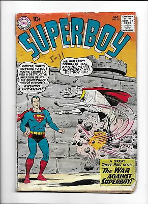 Buy Superboy #82 [1960 Gd]  The War Against Superboy!  • 35.97£